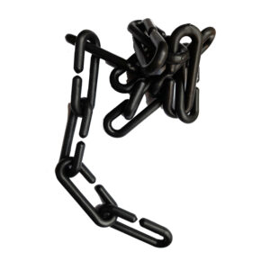 Cadena plástica Negra - 1 Mt - 50 Unidades